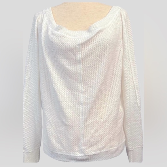 White Caslon Dolman Sleeve Sweater Thermal Top Size S - Picture 1 of 8